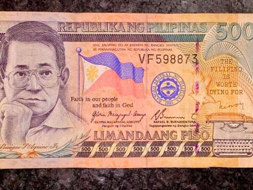 PHILIPPINES 500 PISO 2004