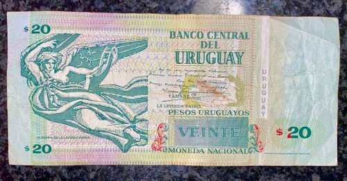 URUGUAY $20 PESOS 2008