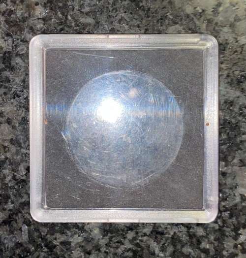 SOUTH AFRICA PROOF SILVER  R1 --1983--  PROOF COIN CAPSULE
