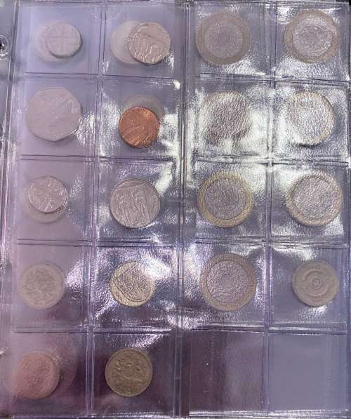 GREAT BRITAIN COLLECTION 1971-2015 NO DOUBLE`S - POUNDS INCL WHERE APPLICABLE IN BRAND NEW FOLDER