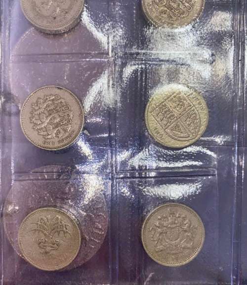 GREAT BRITAIN COLLECTION 1971-2015 NO DOUBLE`S - POUNDS INCL WHERE APPLICABLE IN BRAND NEW FOLDER