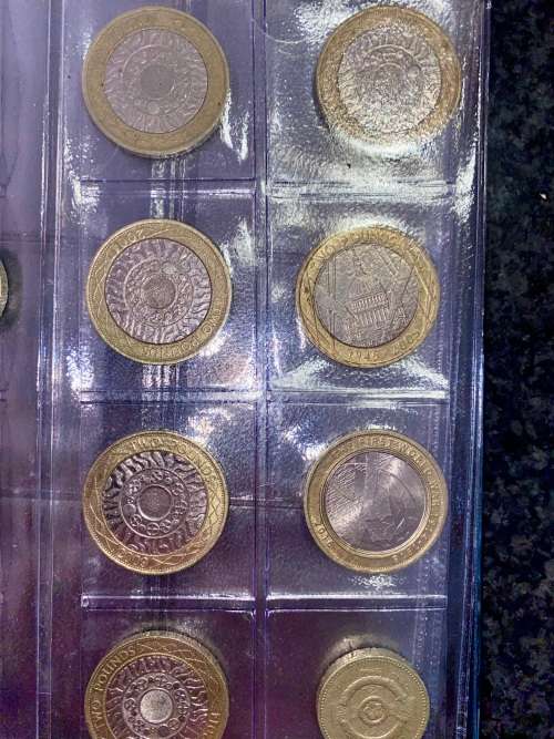 GREAT BRITAIN COLLECTION 1971-2015 NO DOUBLE`S - POUNDS INCL WHERE APPLICABLE IN BRAND NEW FOLDER