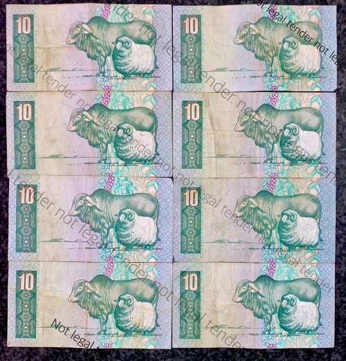 GPC DE KOCK R10 --1985-- 3RD ISSUE (1 BID TAKES ALL 8 NOTES)