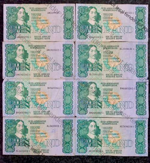 GPC DE KOCK R10 --1985-- 3RD ISSUE (1 BID TAKES ALL 8 NOTES)