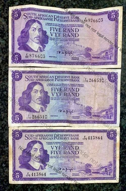 TW DE JONGH R5 - SPRINGBUCK WTM 1967  - 1ST ISSUE (1 BID TAKES ALL)