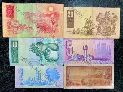 COMPLETE SET OF GPC DE KOCK & DECIMALS R50AA TO R2A,,,1980s (R1A TW DE JONGH 1975) 1 BID TAKES ALL)