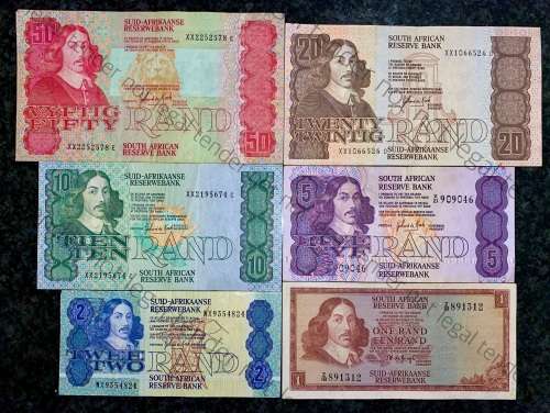 COMPLETE SET REPLACEMENT NOTES GPC DE KOCK R50XX TO R2WX 1984-90 (R1-Z18 TW DE JONGH (1 BID TAKES AL