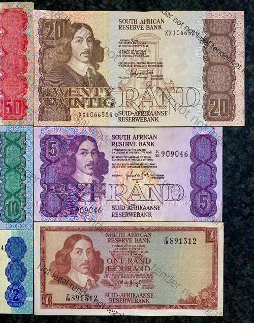 COMPLETE SET REPLACEMENT NOTES GPC DE KOCK R50XX TO R2WX 1984-90 (R1-Z18 TW DE JONGH (1 BID TAKES AL