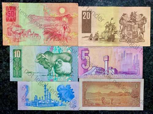 COMPLETE SET REPLACEMENT NOTES GPC DE KOCK R50XX TO R2WX 1984-90 (R1-Z18 TW DE JONGH (1 BID TAKES AL