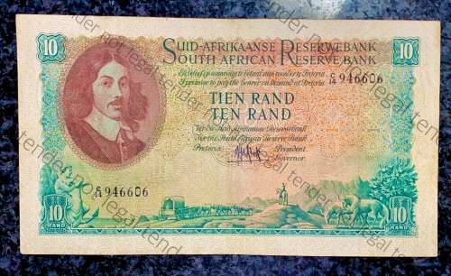 MH DE KOCK R10-- C14-- 4TH ISSUE 1961 A/E VAN RIEBEECK WTM CATALOG VALUE R750+