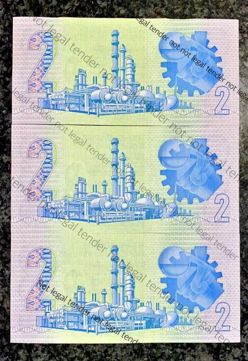 REPLACEMENT NOTES GPC DE KOCK R2 IN SEQUENCE WW3090710-712 UNC 3RD ISSUE 1983 ( 1 BID TAKES ALL)