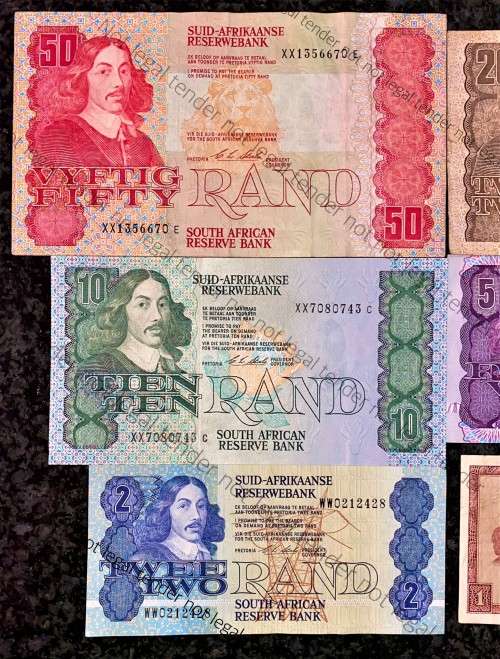 COMPLETE SET REPLACEMENT NOTES CL STALS R50XX TO R2 WW,,,1990 (R1 - Z25 -TW DE JONGH)