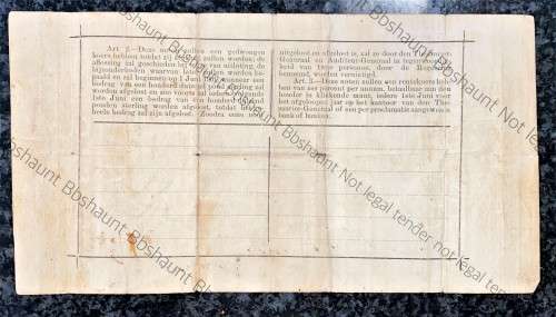 Z.A.R PIETERSBURG 1 POUND GOVERNMENT NOOT 01-04-1901 PRINTED BY ZAR - DE WACHTER NEWSPAPER