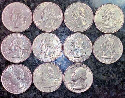U S A - MIXED - IMPORTANT LANDMARKS - 50 STATES COLLECTION 1/4 DOLLAR LISTED FROM 1999(1 BID TAKE AL