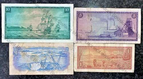 REPLACEMENT NOTES COMPLETE SET TW DE JONGH  R10--W15, R5--X5, R2--Y1 & R1--Z34 (1 BID TAKES ALL)