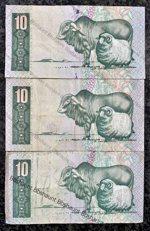 REPLACEMENT NOTES TW DE JONGH  R10--Y1, Y2 & Y3 -- 4TH ISSUE 1978 (1 BID TAKES ALL)