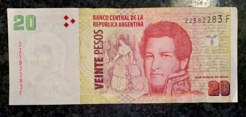 ARGENTINA 20 PESOS ND