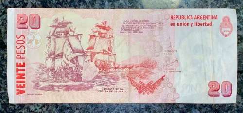 ARGENTINA 20 PESOS ND