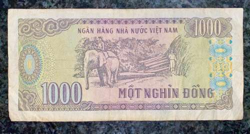 VIETNAM 1000 DONG 1988