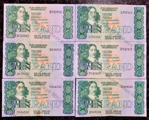 GPC DE KOCK R10 --1985-- 3RD ISSUE (1 BID TAKES ALL 6 NOTES)