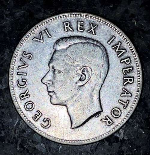 S A UNION SILVER 2 1/2 SHILLING 1938 SILVER 80%
