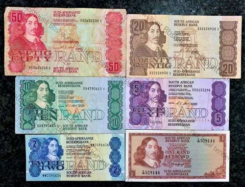 COMPLETE SET REPLACEMENT NOTES CL STALS R50 ALL XX TO R2 WW,,,1990 (R1 - Z18 -TW DE JONGH)