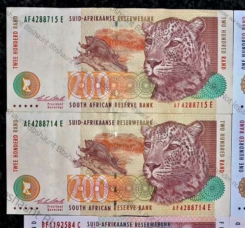 COMPLETE SET OF CL STALS ALL IN SEQUENCE R200 TO R10AA - UNC/AUNC 2ND ISSUE 1992-1994(1 BID TAKE AL