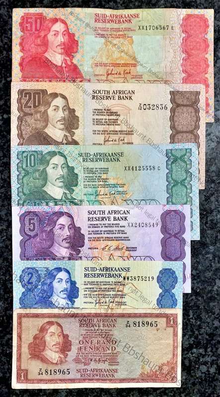 REPLACEMENT NOTES SET GPC DE KOCK R50XX TO R2WW -R5 IS STALS 1980-1990 (1 BID TAKES ALL)