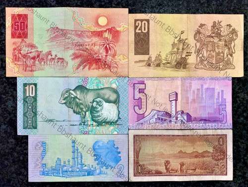 COMPLETE SET OF ALL AA GPC DE KOCK & DECIMALS R50AA TO R2A - 1980s(R1A TW DE JONGH)(1 BID TAKES AL