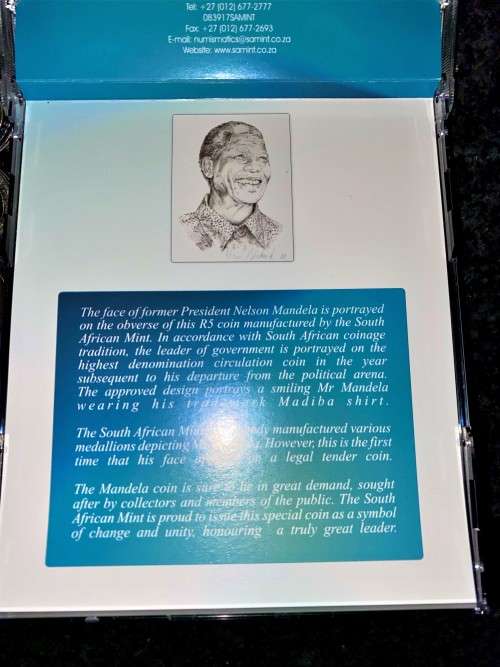 COMPLETE SET OF COMMEMORATIVE R5 --1994 TO 2021-- MANDELA 2000 PL - 2008 GRADED MS64 - 2011 UNC