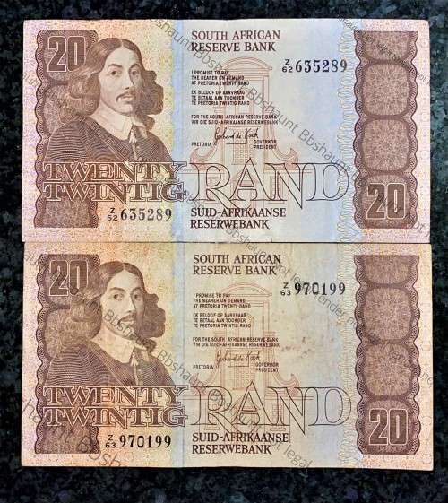 REPLACEMENT NOTES GPC DE KOCK R20 - Z62 & Z63 - THIRD ISSUE 1984 (1 BID TAKES ALL)
