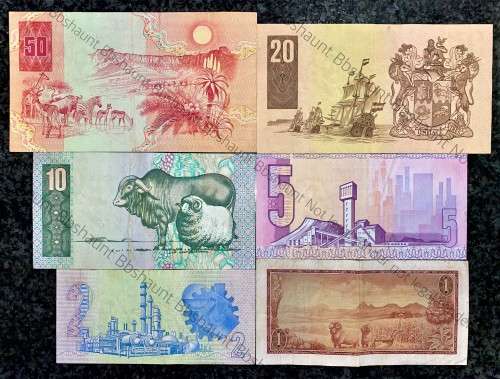 COMPLETE SET OF CL STALS & DECIMALS R50AA TO R2AA --1ST ISSUE 1990 [R1 DE JONGH 1975]1 BID TAKES AL
