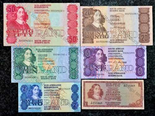 COMPLETE SET REPLACEMENT NOTES CL STALS R50XX TO R2WW - GOOD CONDITION 1990 (R1 Z22 -TW DE JONGH)