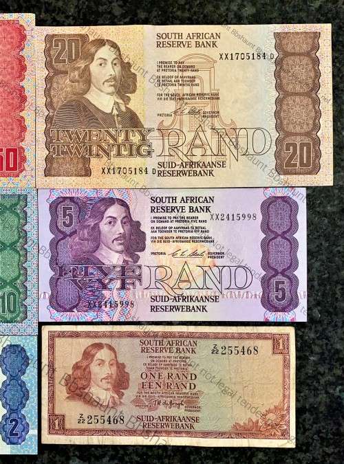 COMPLETE SET REPLACEMENT NOTES CL STALS R50XX TO R2WW - GOOD CONDITION 1990 (R1 Z22 -TW DE JONGH)