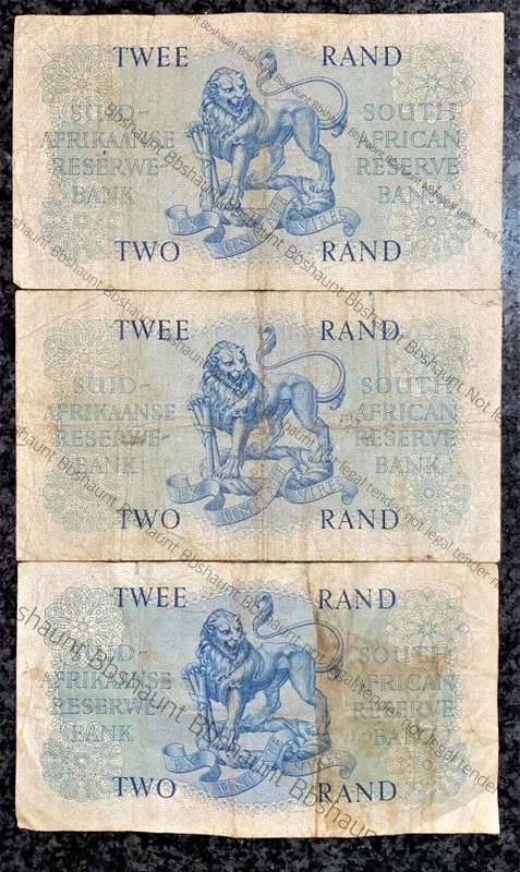 G RISSIK R2 -  B139, B182 & B197 -- 1962 -- 1 ST ISSUE (1 BID TAKES ALL)