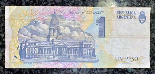 ARGENTINA 1 PESOS ND 1990