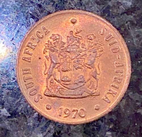SOUTH AFRICA 1/2 CENT 1970