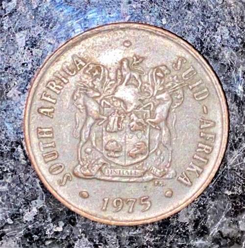 R S A  2 CENT DIFFERNT COLOUR 1975