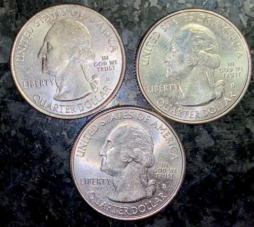 U S A SET - 2015 - IMPORTANT LAND MARKS COLLECTION 1/4 DOLLARS (1 BID TAKES ALL)