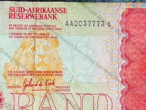 GPC DE KOCK AA LOW NUMBER R50 AA0037773 1984 3RD ISSUE A/E