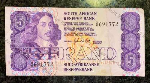REPLACEMENT NOTES GPC DE KOCK R5 - X6 SECOND ISSUE 1981