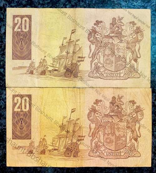 REPLACEMENT NOTES GPC DE KOCK R20 - Z7 & Z8 - THIRD ISSUE 1984 (1 BID TAKES ALL)