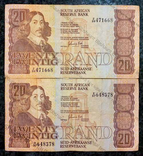 REPLACEMENT NOTES GPC DE KOCK R20 - Z37 & Z39 - THIRD ISSUE 1984 (1 BID TAKES ALL)