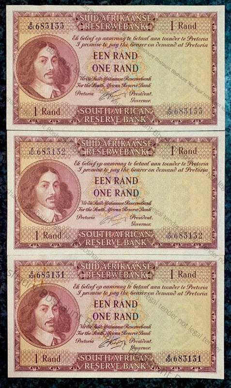 G.RISSIK R1 IN SEQ A101/ 683133-131 AUNC+ FIRST ISSUE 1962 E/A NOT EASY TO GET IN SEQ(1BID TAKES AL