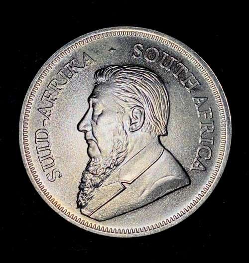 SOUTH AFRICA SILVER KRUGERRAND -- 2020 -- 1OZ FINE SILVER