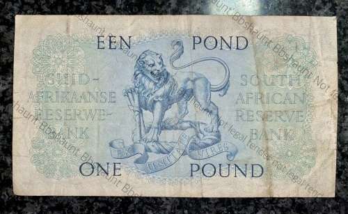 MH DE KOCK 1 POUND 9 NOVEMBER 1951 A/E 2ND ISSUE B92