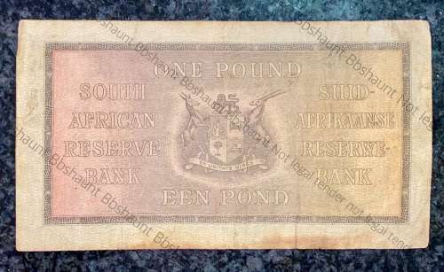 MH DE KOCK 1 POUND 1947 E/A 1ST ISSUE A169