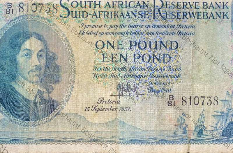 MH DE KOCK 1 POUND 15 SEPTEMBER 1951 E/A B81