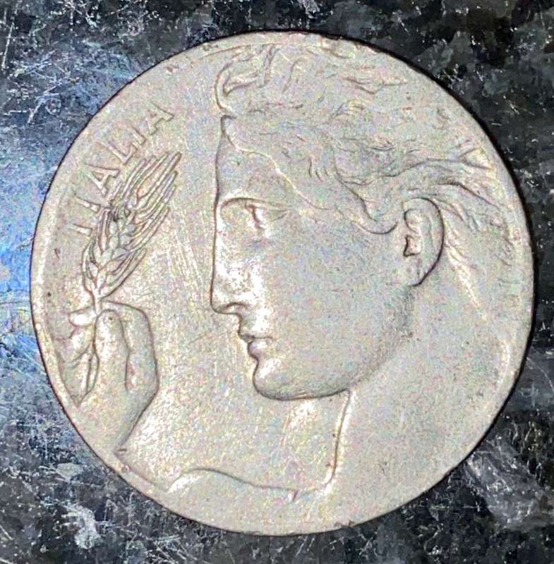 ITALY 20 CENTESIMI 1921