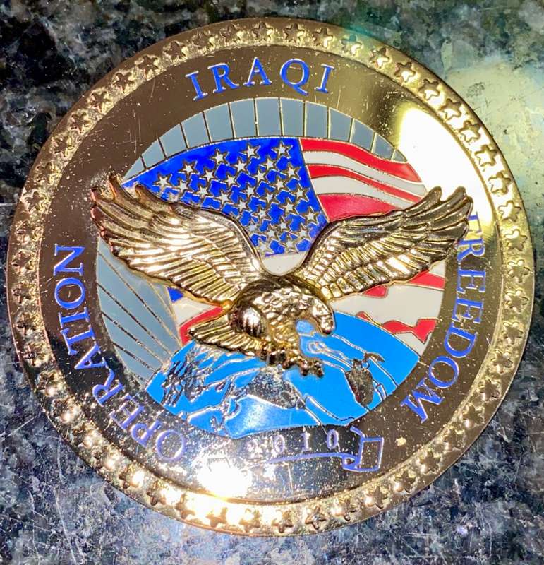 U S A - OPERATION IRAQ FREEDOM WITH RAISED EAGLES 2010